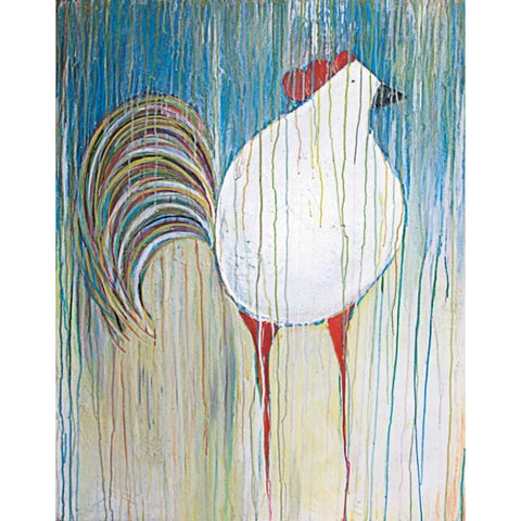 Morning Glory I Black Modern Wood Framed Art Print with Double Matting by Fortson, Kathryn