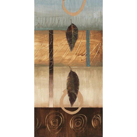 Free Fall II Black Modern Wood Framed Art Print by Fields, Laurie