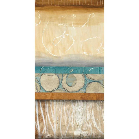 Blowing Bubbles II Black Modern Wood Framed Art Print by Fields, Laurie
