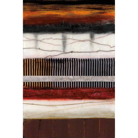 Tapestry Black Modern Wood Framed Art Print by Fields, Laurie