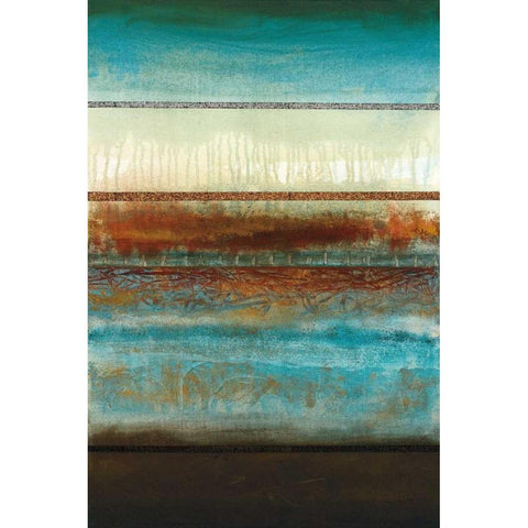 Emergence Black Modern Wood Framed Art Print by Fields, Laurie