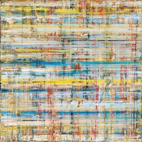 Windthread II Black Modern Wood Framed Art Print by Gutierrez, Hilario