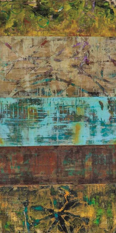 Overgrown I White Modern Wood Framed Art Print with Double Matting by Gutierrez, Hilario