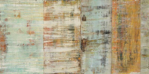 Escape To Serenity White Modern Wood Framed Art Print with Double Matting by Gutierrez, Hilario