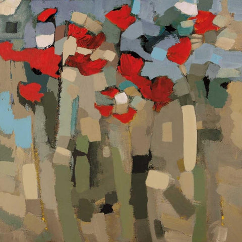 Splash of Delight I Gold Ornate Wood Framed Art Print with Double Matting by Harwood, Jennifer