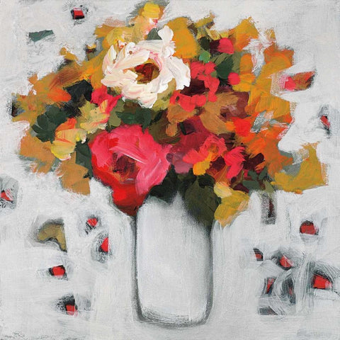 Early Spring I Black Modern Wood Framed Art Print with Double Matting by Harwood, Jennifer