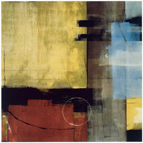 Electricity Black Modern Wood Framed Art Print by Hall, Jay