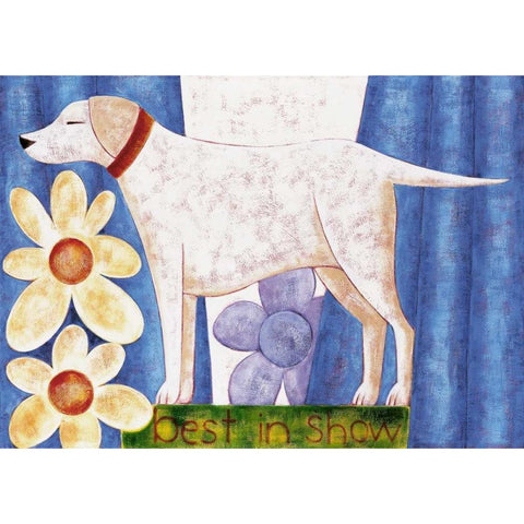 Best in Show Black Modern Wood Framed Art Print with Double Matting by Holmes, Kate