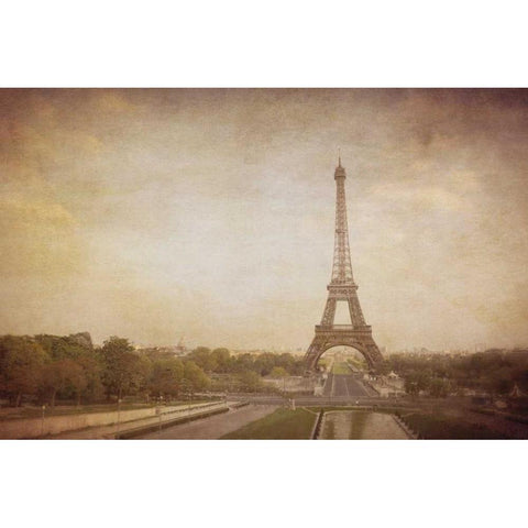 Tour de Eiffel White Modern Wood Framed Art Print by Jacks, Heather