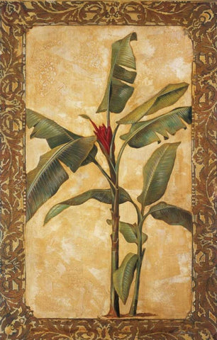 Tropical Daydream I Black Ornate Wood Framed Art Print with Double Matting by Jardine, Liz