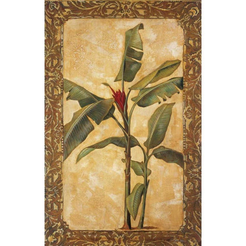 Tropical Daydream I Gold Ornate Wood Framed Art Print with Double Matting by Jardine, Liz