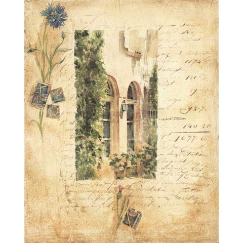 Country Wildflowers I White Modern Wood Framed Art Print by Jardine, Liz