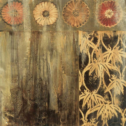 Asian Eyes I Black Ornate Wood Framed Art Print with Double Matting by Jardine, Liz