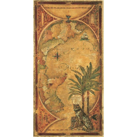 West Indies Gold Ornate Wood Framed Art Print with Double Matting by Jardine, Liz