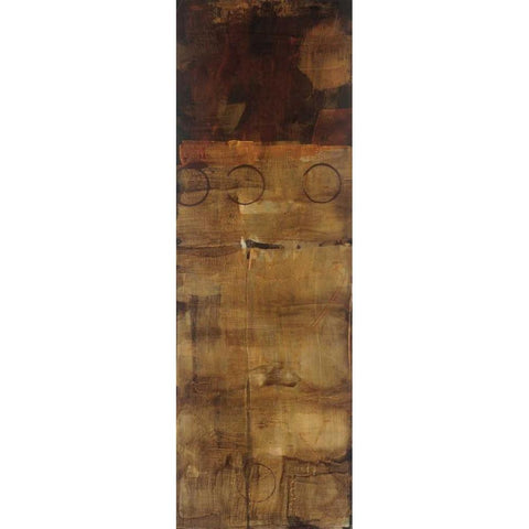 Balancing Act I Black Modern Wood Framed Art Print with Double Matting by Jardine, Liz