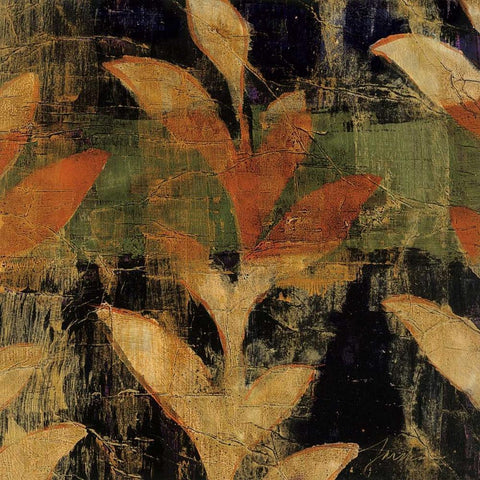 Undersea Violet II Gold Ornate Wood Framed Art Print with Double Matting by Jardine, Liz