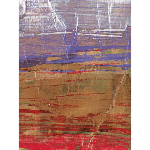 Ablaze I Black Modern Wood Framed Art Print with Double Matting by Jardine, Liz