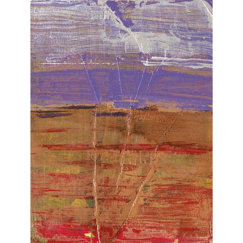 Ablaze II Gold Ornate Wood Framed Art Print with Double Matting by Jardine, Liz