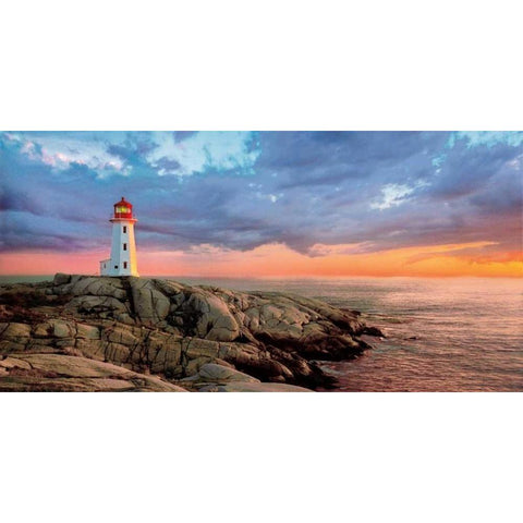 Storm Front Black Modern Wood Framed Art Print by Jones, Mike