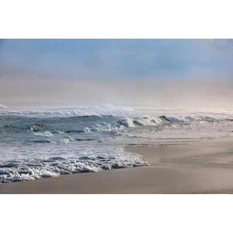 Calm Before The Storm White Modern Wood Framed Art Print by Jones, Mike