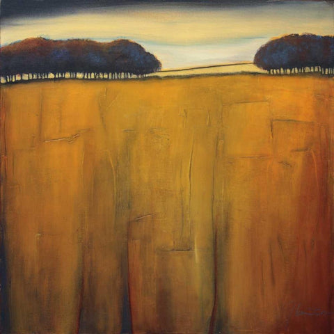 The Sound of Trees Black Modern Wood Framed Art Print with Double Matting by Kaiser, Jutta