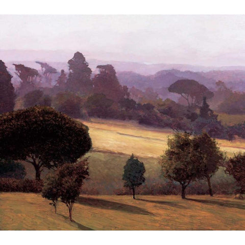 Greve White Modern Wood Framed Art Print by Lovelace, Kent