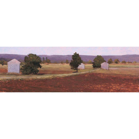 Tarascon Gold Ornate Wood Framed Art Print with Double Matting by Lovelace, Kent