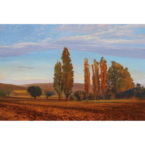 Chiana Black Modern Wood Framed Art Print with Double Matting by Lovelace, Kent