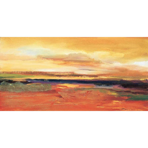 Moment II White Modern Wood Framed Art Print by Lenker, Marlene