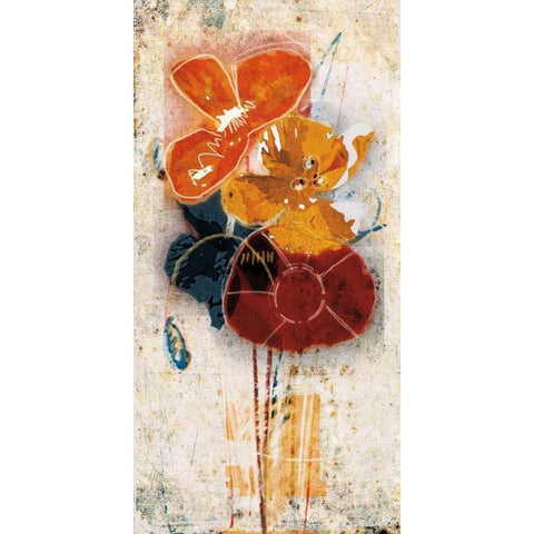 Floral Scents I Black Modern Wood Framed Art Print with Double Matting by Lacie, Robert