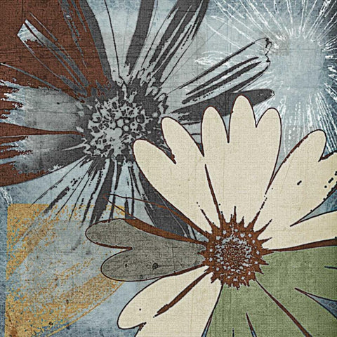 Bouquet DAmour Black Modern Wood Framed Art Print by Lacie, Robert
