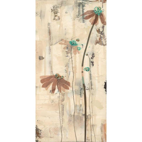 You Blossomed II Black Modern Wood Framed Art Print by Miller, Gina