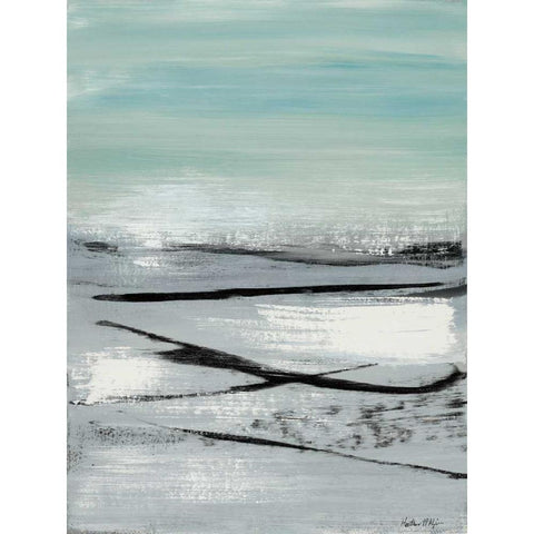 Beach II Gold Ornate Wood Framed Art Print with Double Matting by McAlpine, Heather