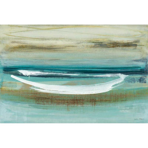 Canoe II Black Modern Wood Framed Art Print by McAlpine, Heather