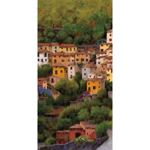 Lago di Como I Black Modern Wood Framed Art Print with Double Matting by Masdeu, Montserrat
