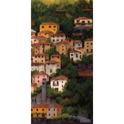 Lago di Como II White Modern Wood Framed Art Print by Masdeu, Montserrat