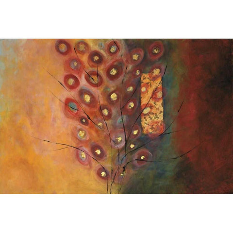 The Silent Life of Trees II Gold Ornate Wood Framed Art Print with Double Matting by Morley Russell, Natalia