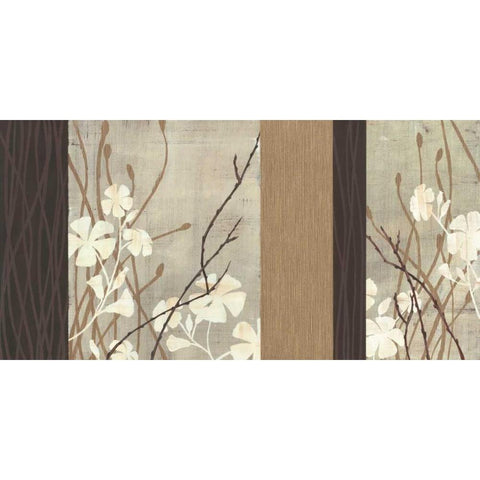 Lace White Modern Wood Framed Art Print by MAJA
