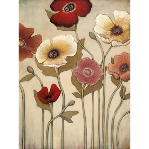 Summer Day Black Modern Wood Framed Art Print by MAJA