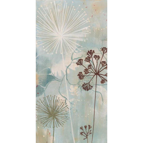 Breeza Gold Ornate Wood Framed Art Print with Double Matting by MAJA