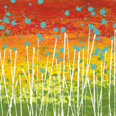 Spring View Black Modern Wood Framed Art Print with Double Matting by Nichtberger, Liz