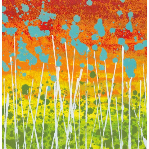 Garden Loveliness Black Modern Wood Framed Art Print by Nichtberger, Liz