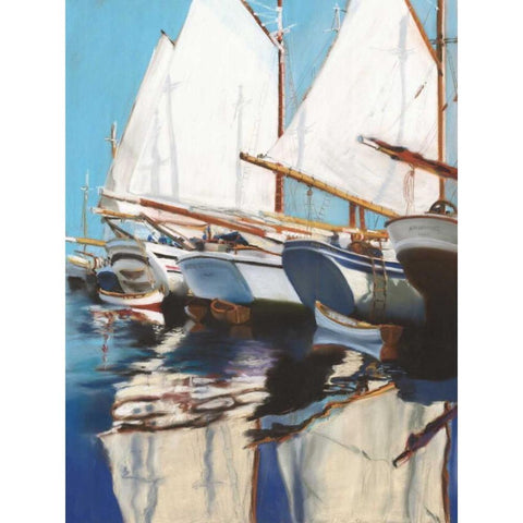 Transoms White Modern Wood Framed Art Print by Parent, Joanne