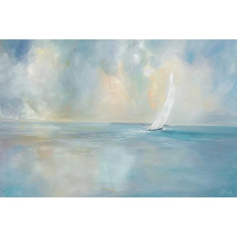 Heading Out White Modern Wood Framed Art Print by Parent, Joanne