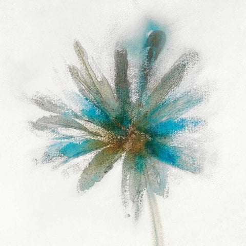 Old Oaks and Sea Mist White Modern Wood Framed Art Print by Prior, J.P.