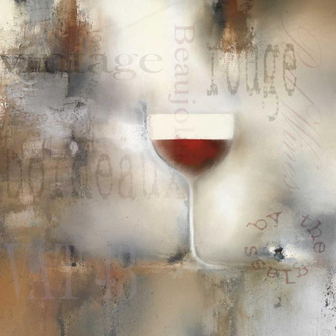 Sea Mist and the Egret Black Ornate Wood Framed Art Print with Double Matting by Prior, J.P.