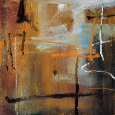 Symphony White Modern Wood Framed Art Print by Pulliam, Mark