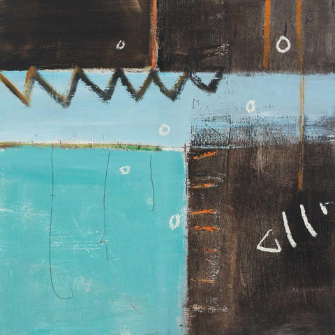 Fish Pier I White Modern Wood Framed Art Print by Pulliam, Mark