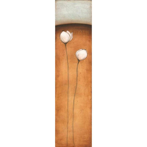Standing Tall II White Modern Wood Framed Art Print by Alves, Helena