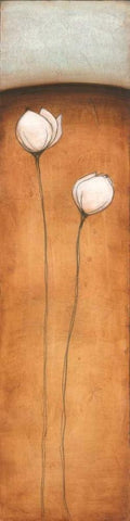 Standing Tall II Black Ornate Wood Framed Art Print with Double Matting by Alves, Helena